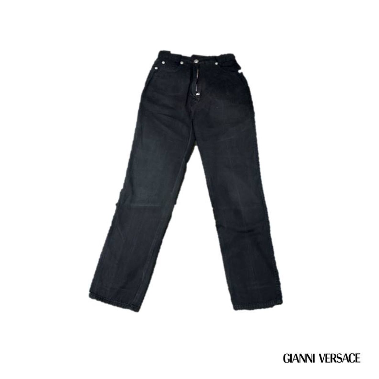 Versace High waisted jeans Wanita black